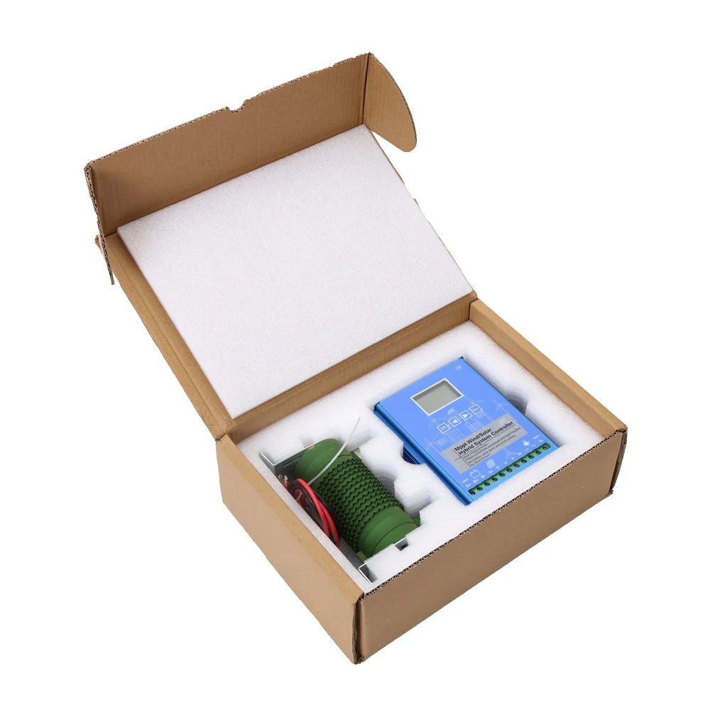 Imagem -05 - Controlador de Carga Híbrido Solar Eólico Mppt Vento 600w e Solar 600w 12 24v 48v Controlador Híbrido Automático com Carga de Despejo Bluetooth