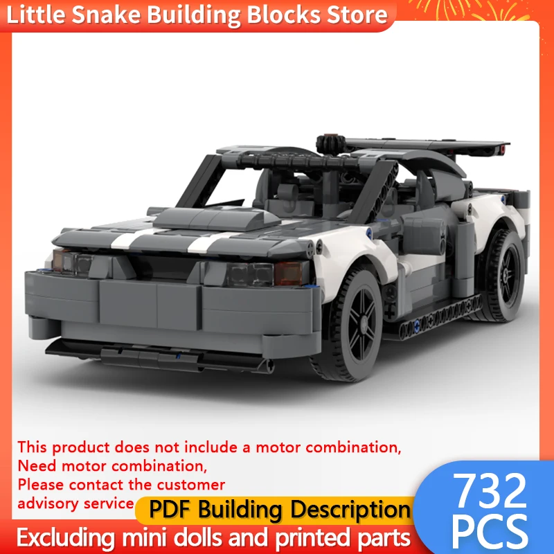 Speed Racing Car Model MOC Building Bricks SVT Performance Sports Car Modular Technology Gift Holiday Assemble Children Toy Suit