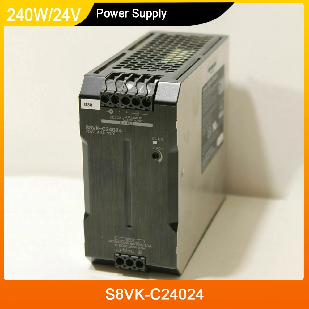 

S8VK-C24024 Switching Power Supply 240W/24V Output DIN-Rail Installation High Quality Fast Ship