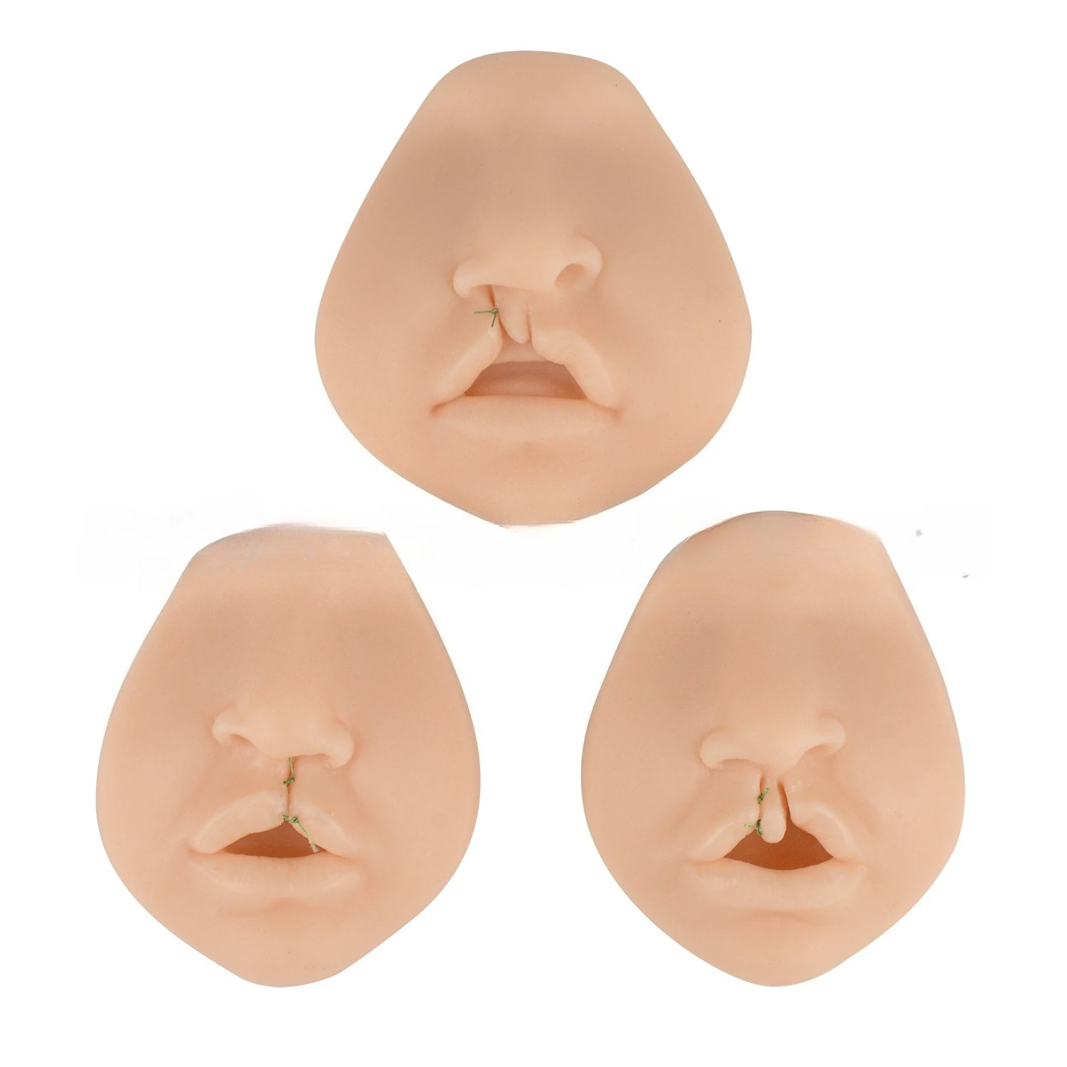 Simulated Cleft Lip Model, Surgical Oral Cleft Lip Suture Training Model, Various Mixed Cleft Lip Teaching Models