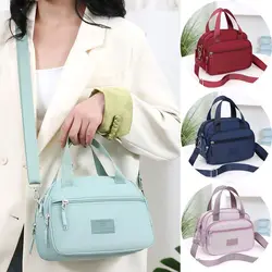 Solid Color Handbag Women's Small Handbag Crossbody Bag Large Capacity Shoulder Bags Multiple Compartments