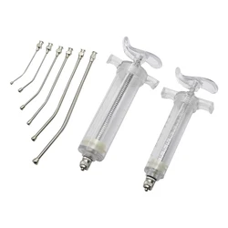 1Pc 10ml/20ml/50ml Bird Feeding Syringe Curved Tube Parrot Pigeon Pet Bird Feeding Supplies