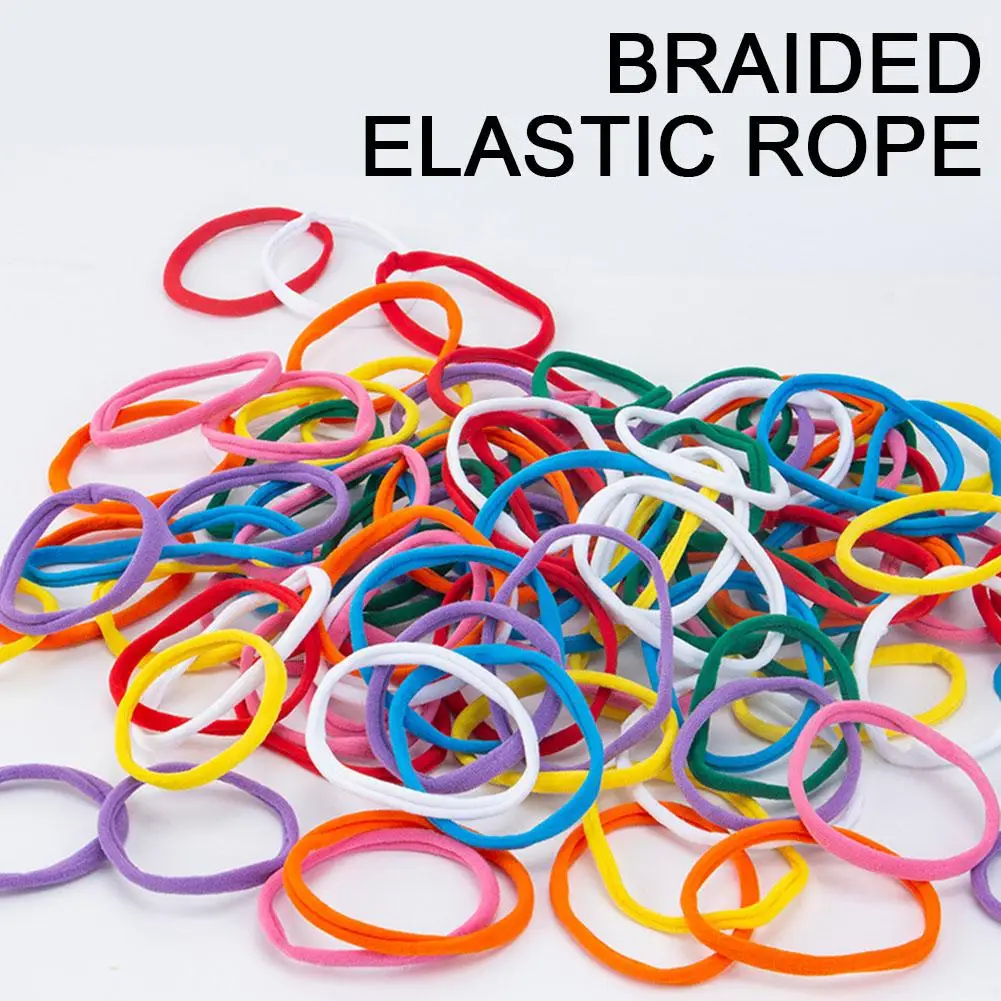 Elastic Rope Weaving Toys For Children's Puzzle Sturdy Frame Potholder Loom Making Kits Portable Box And Craft Loops X8y8