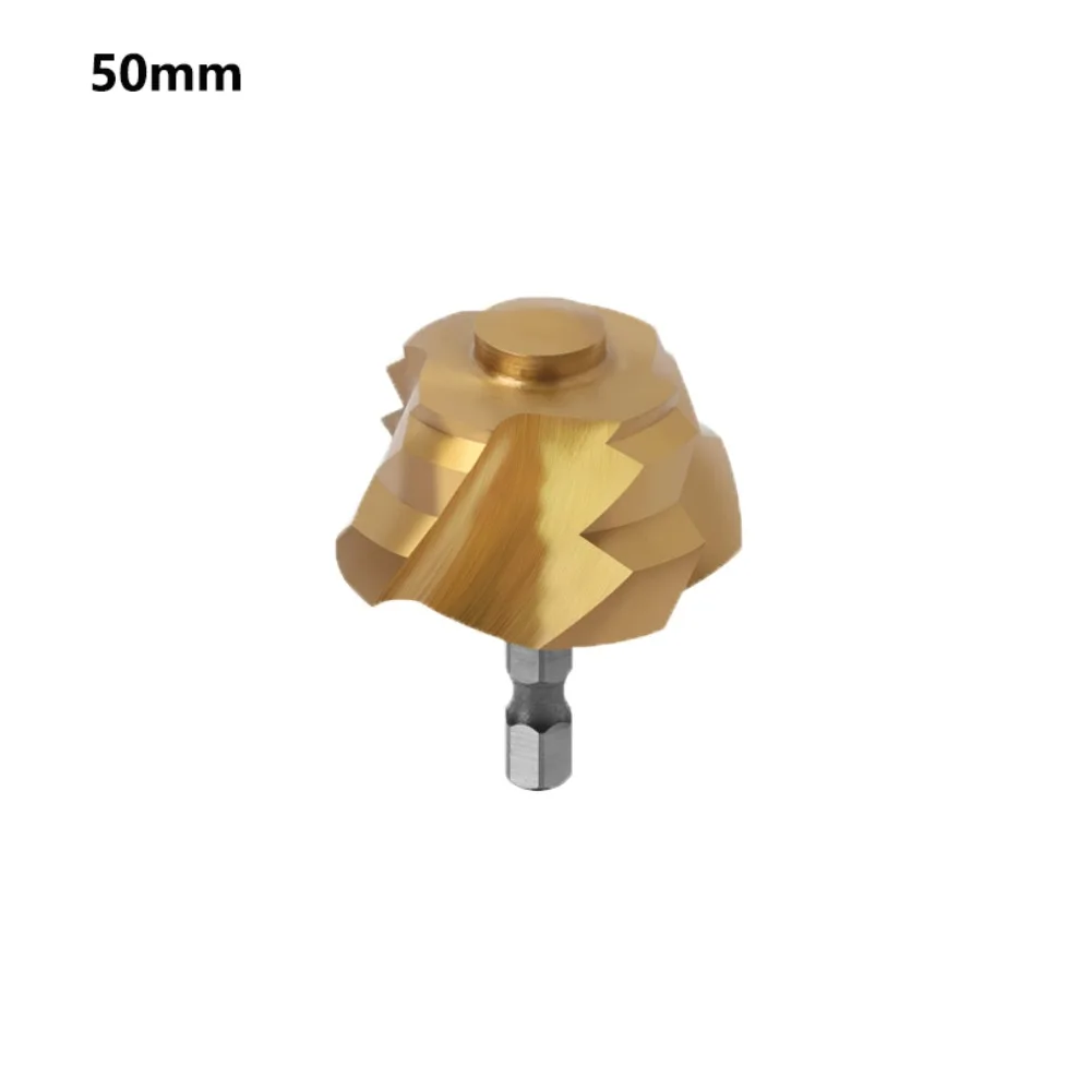 Hexagon Shank PPR Lifting Drill Bit Water Pipe Connection Tool 20/25/32/40/50mm Step Drill Titanium Plated Spiral