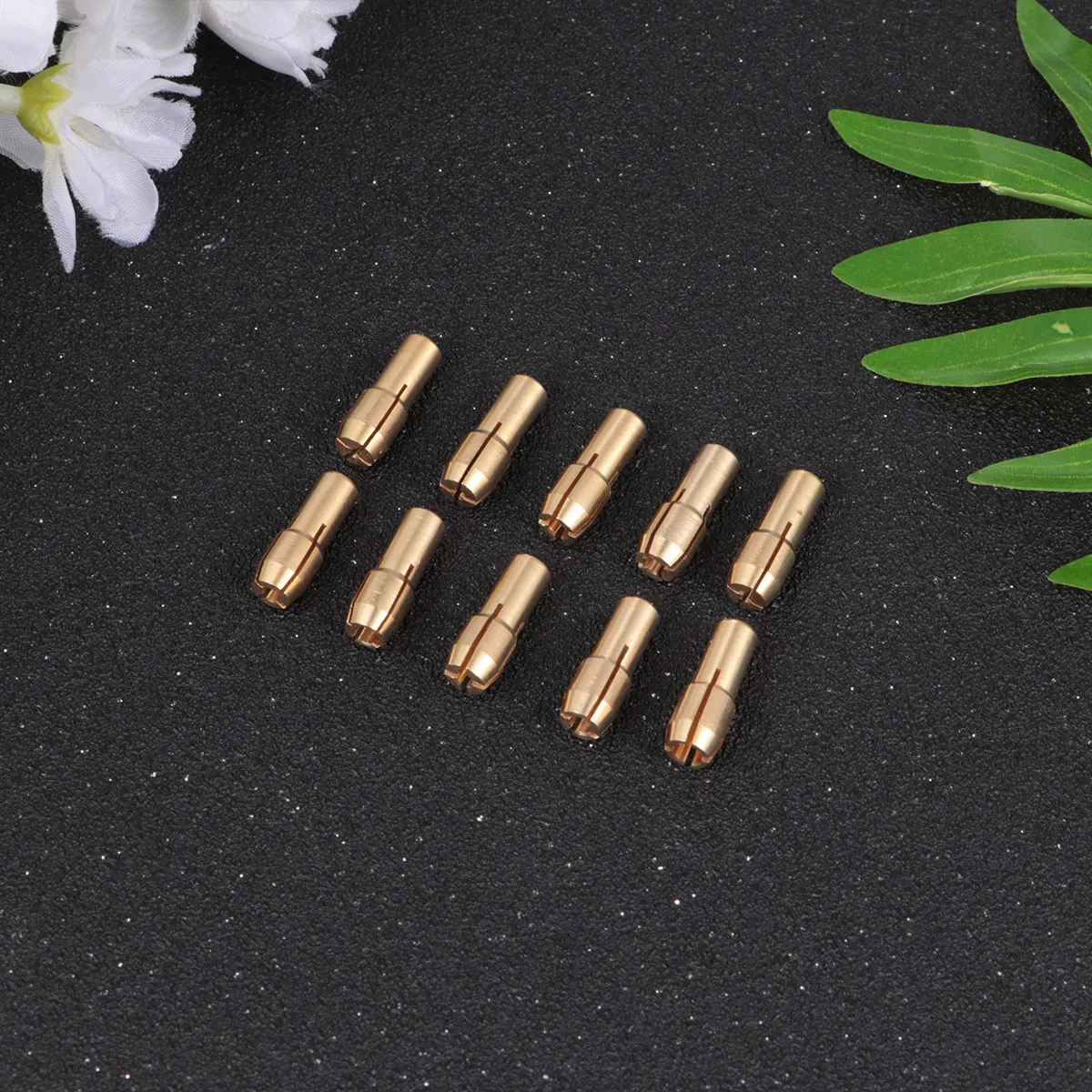 

22Pcs Copper Drill Collet Set Electric Grinding Chuck 4.8mm 4.2mm Tail Diameter M8 Nut Accessories for Rotary Tools
