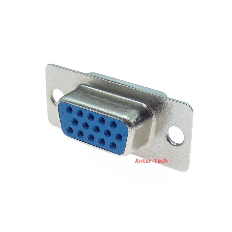 5Pcs D-SUB DB15 15 Pin Female Male VGA Socket Connector Adapter 3 Row Solder Type Male Female Plug Socket converter - view 2