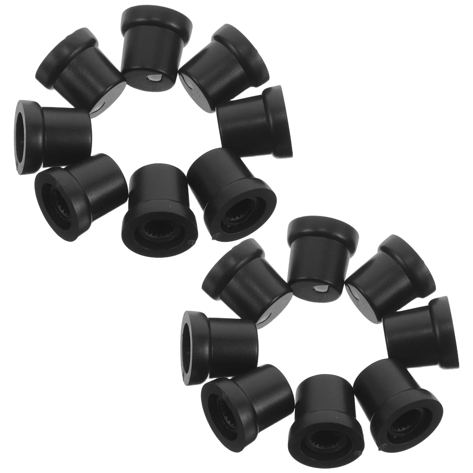 

12Pcs 6mm Electric Guitar Knobs Stylish Waterdrop Texture Universal Fit Precision Tuning Durable Accessory Plastic Volume Knob