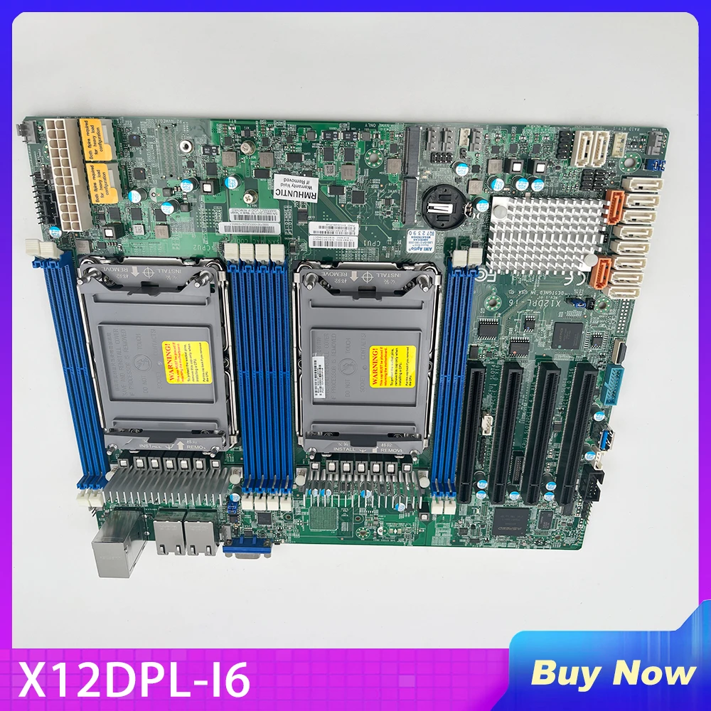 

Материнская плата для сервера Supermicro LGA-4189 C621A Dual LAN с масштабируемыми процессорами Intel i210 Xeon PCI-E 4,0 SATA3 X12DPL-i6