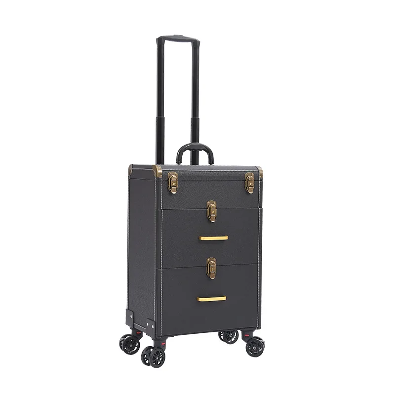 Nail art embroidery toolbox Special tie rod for eyebrow tattoo division Multifunctional professional cosmetic case