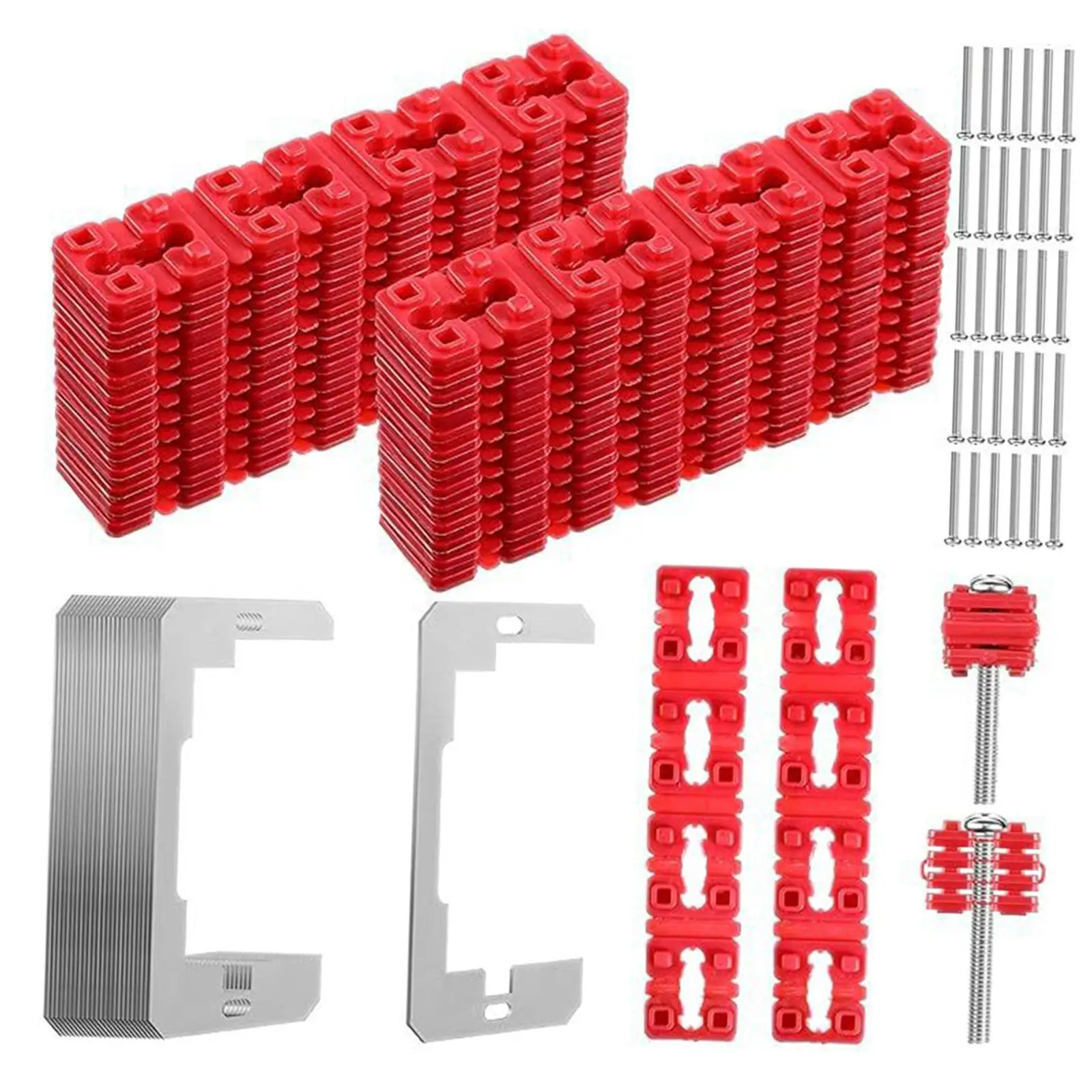 Metal Wall Plate Spacers Set Electric Receptacle Spacer Kit Practical Accessory Convenient Spacers Levelers for Professional