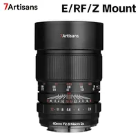 7artisans 60mm F2.8 2X Magnification Macro Full-Frame Manual Focus Prime Lens for Canon RF Sony E Nikon Z Camera Lens