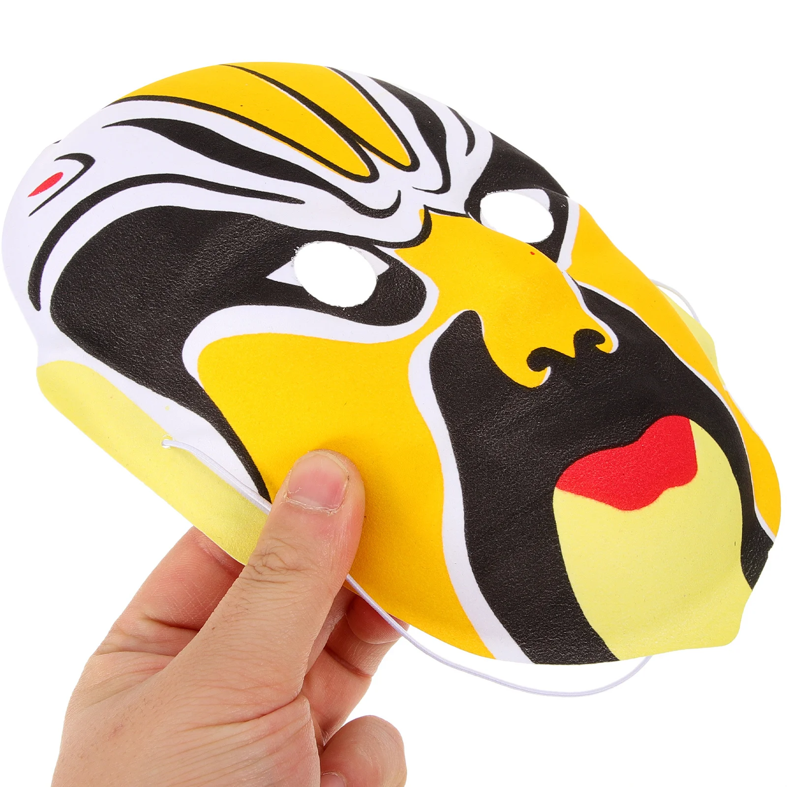 

6Pcs Sichuan Opera Masks Flocking Costume Cosplay Masks Halloween Christmas Masquerade Party Mask Prop Sichuan Opera Mask