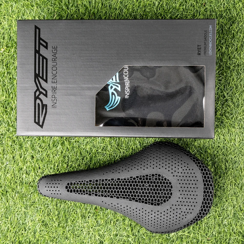 

RYET 3D печатное полностью карбоновое удобное велосипедное седло 205 г основание из углеродного волокна 145 мм для MTB горной дороги гравийный велосипедный спорт