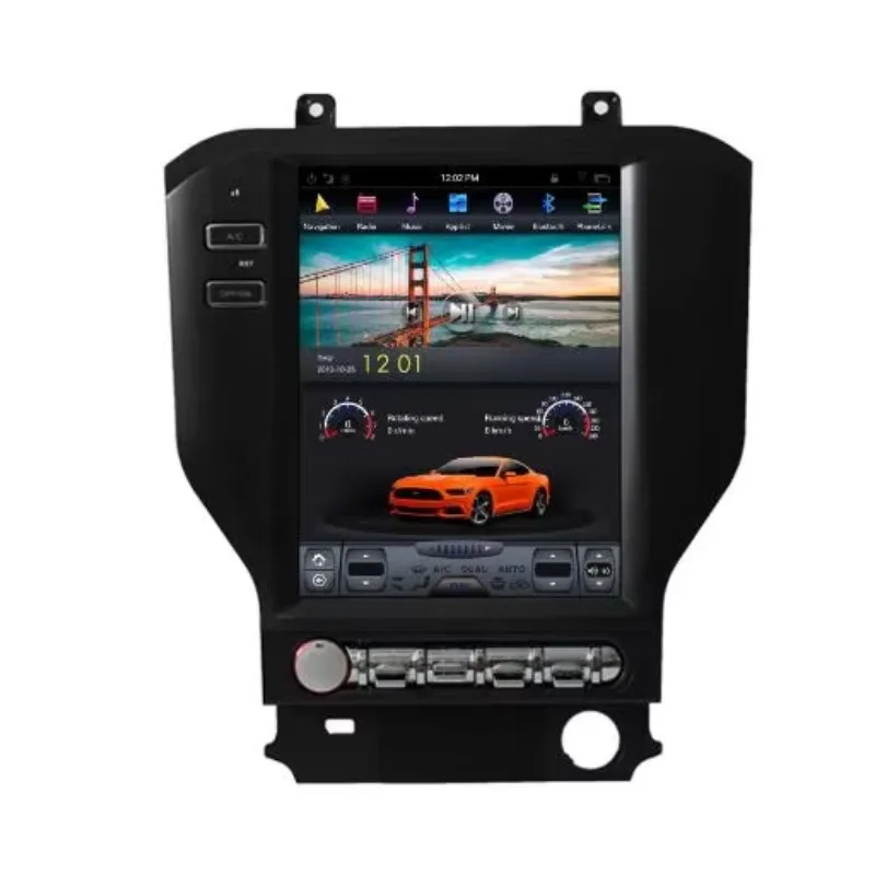 

11.8 Inch Android 9.0 Car Audio With Car Dvd Audio for ford Mustang 2014 - 2018 4+64 GB Car Video Player