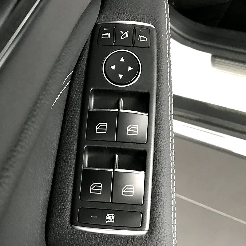 

It is suitable for Mercedes-Benz A-class B-CLASS GLA CLA old C-class E-class GLK window lift button sticker decorative sequin mo