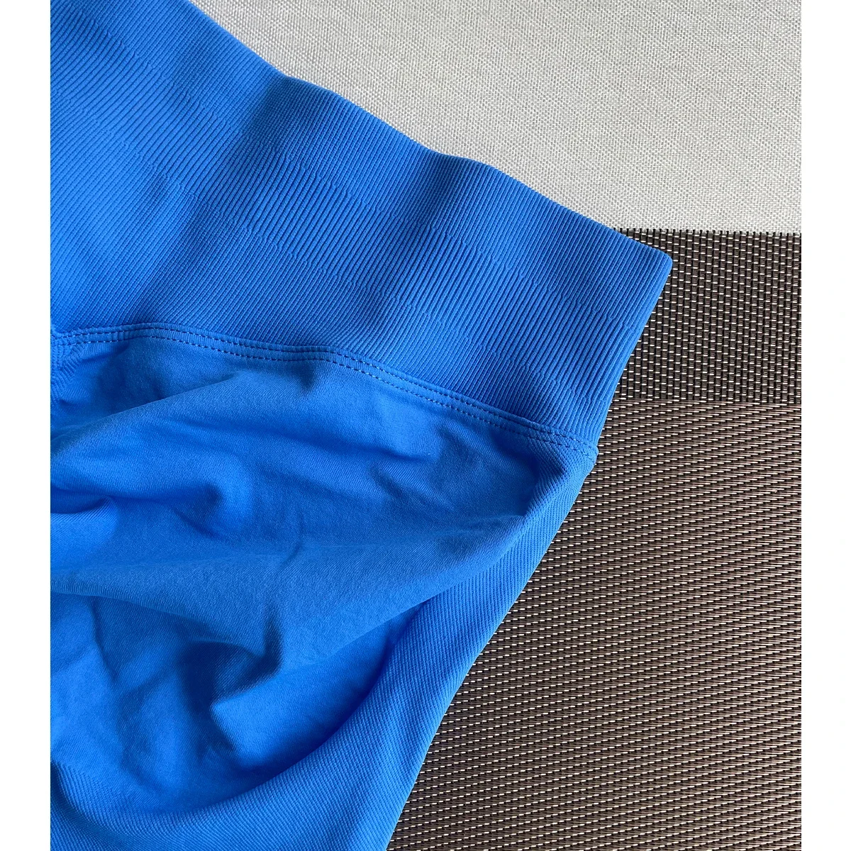 Women's Klein Blue Seamless Shorts - High Waist Stretchy | Yoga Gym Running Cycling Bike Fitness Leggings