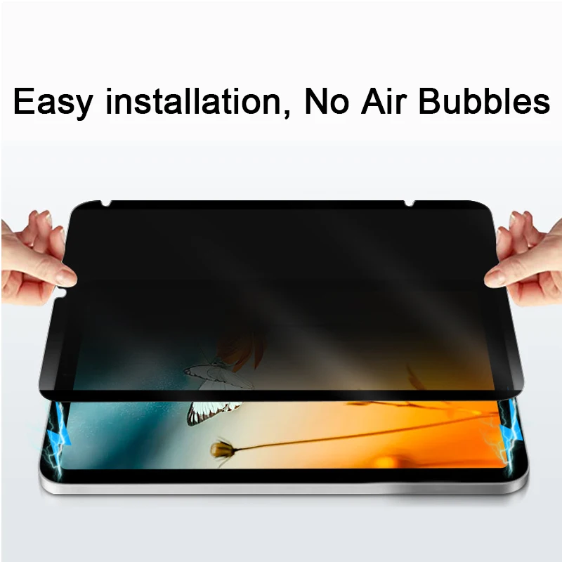 For iPad 10.2 Pro 11 12.9 M1 M2 Magnetic Privacy Screen Protector Air 2/3/4/5 10th 10.9 10.5 Anti-peep Filter Paper Drawing Film