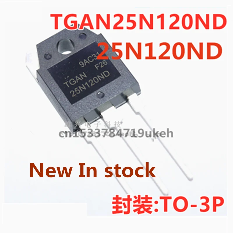 

Оригинальный 4 шт./TGA25N120ND 25N120ND TGAN25N120ND 25A/1200V TO-3P интегральная схема регулятора напряжения в наличии