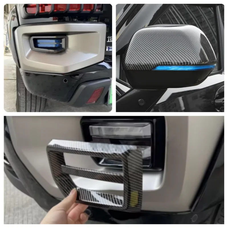 

Car Tail Door Handle Rear Trunlk Gate Bowl Cover Frame For Great Wall GWM Haval Raptor B26 2023 + Exterior Accessories Styling