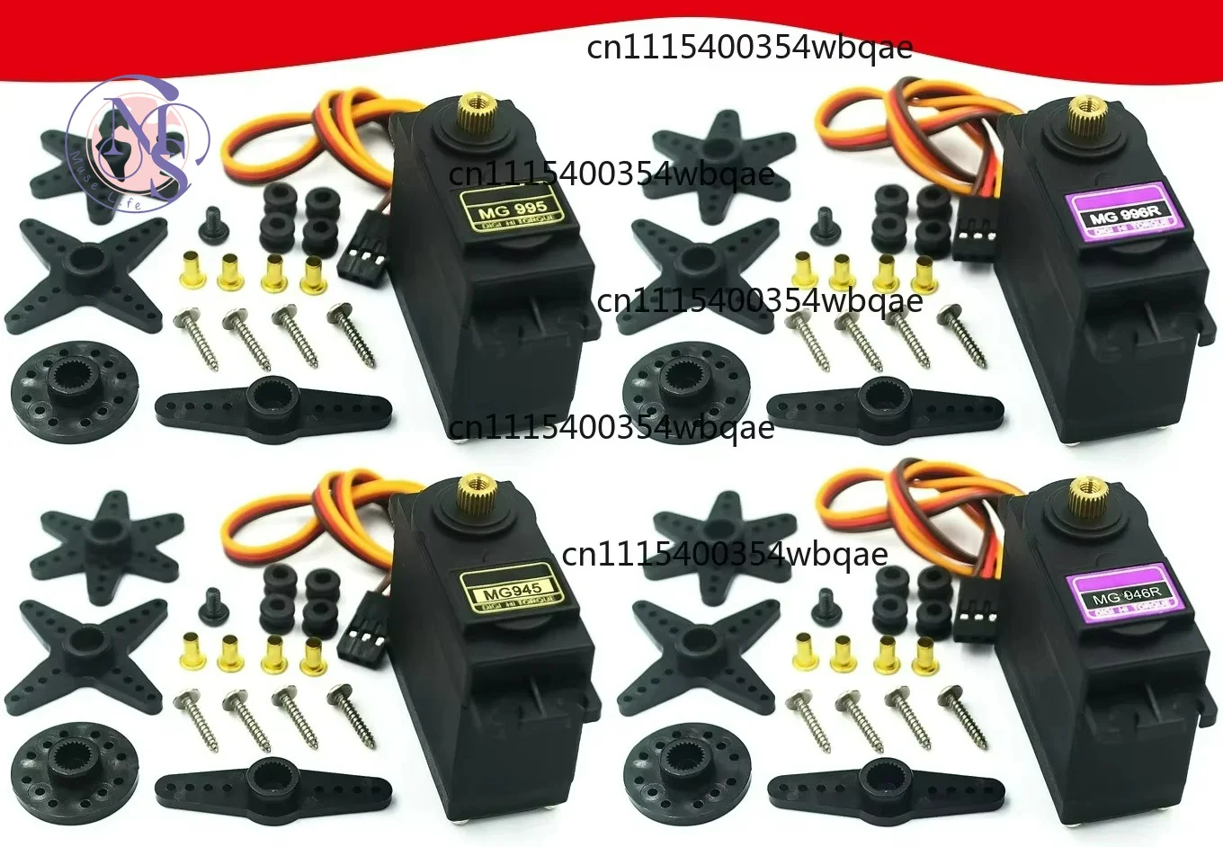 MG996R MG995 Servo, 13kg High Torque Metal Gear Servo for Cars, Boats & Robotic Arms