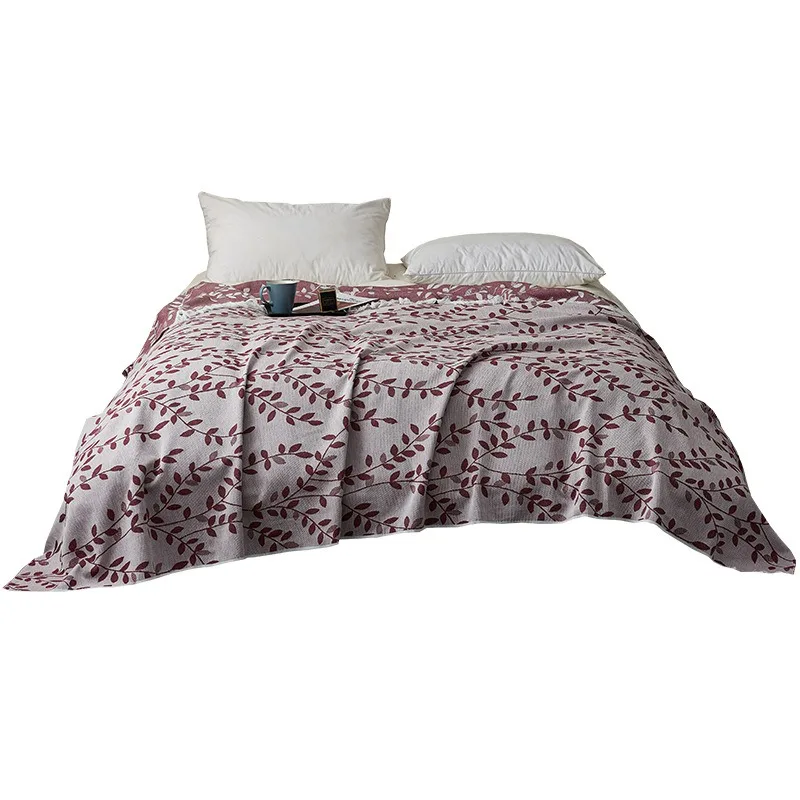 

New breathable 100% pure cotton tassel blanket - soft and breathable bed cover blanket, sofa blanket