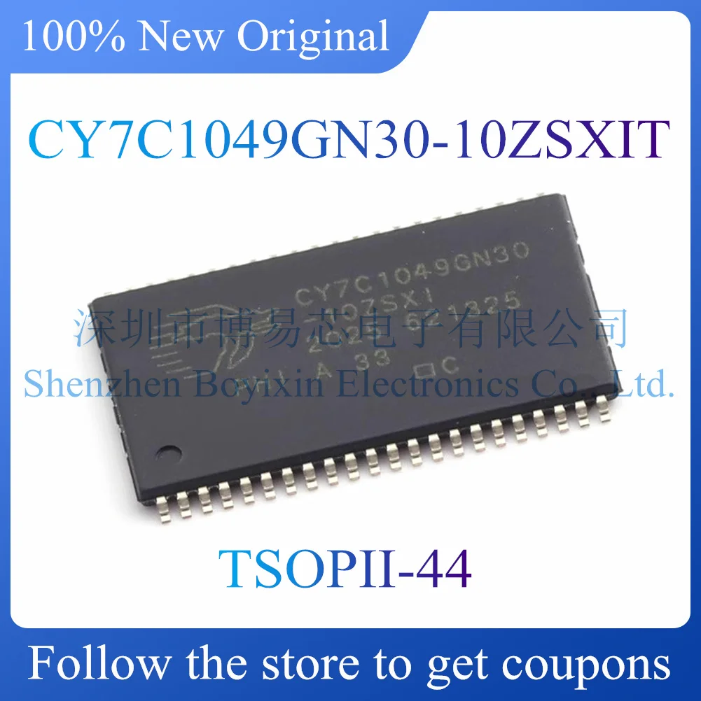 

NEW CY7C1049GN30-10ZSXIT.Original and genuine memory.TSOPII-44