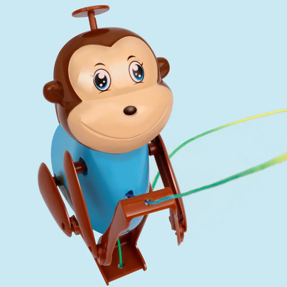 

Детская развивающая игрушка-веревка для лазания: обезьянка, тянущаяся за веревкой, мультяшный дизайн, безопасная на ощупь, креативная, для развития моторики и зрения