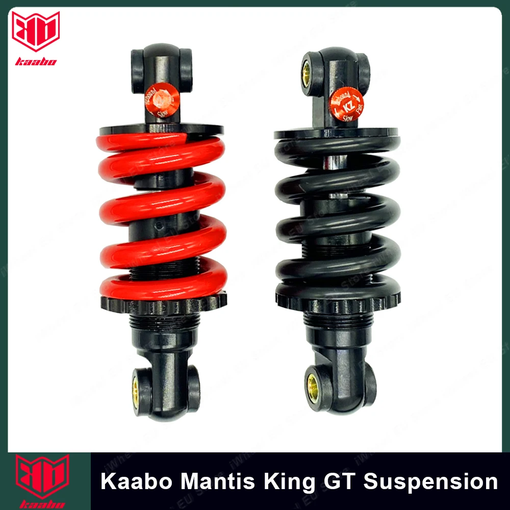 Original Kaabo Mantis King GT Suspension Spring Kaabo Mantis King GT Adjustable Shock Absorber Front Rear Red Black Suspension