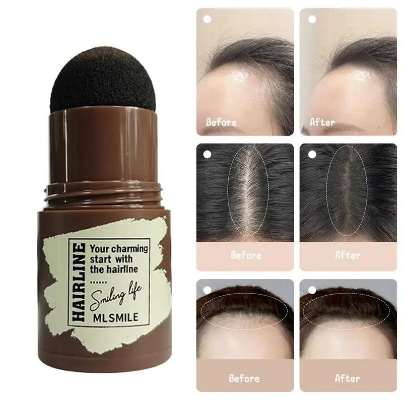 

Hairline Powder Hair Root Cover Up Pen Waterproof Hair Edge Shadow Fills Eyebrow Powder Instantly Black Root Cover Up Concealer