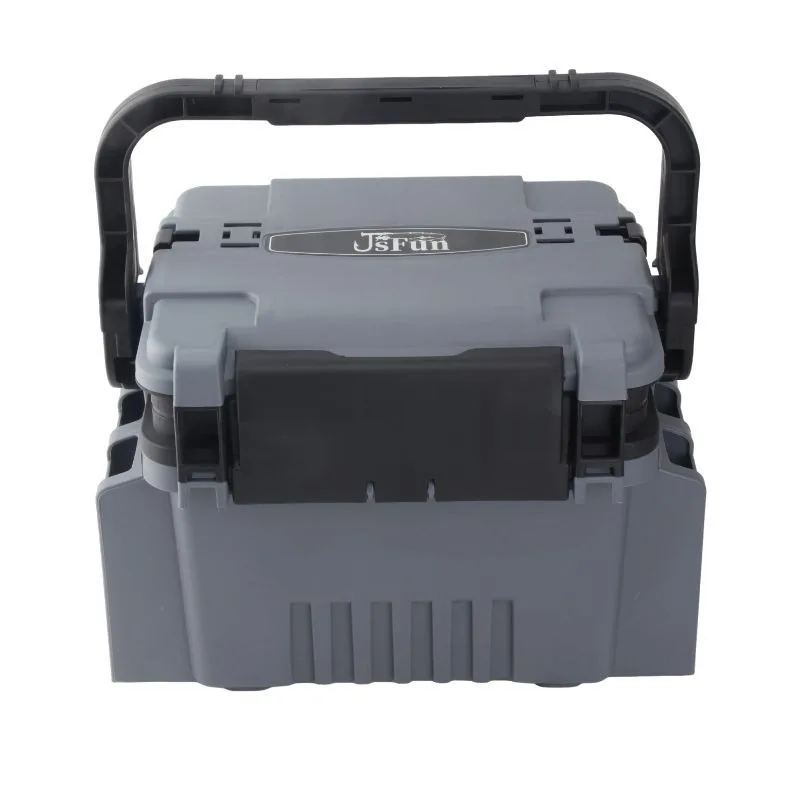 Heavy Duty Reinforced Thick Multi Layer Fishing Tackle Box Large Capacity Lure Storage Seat Portable Waterproof Carp Fishing