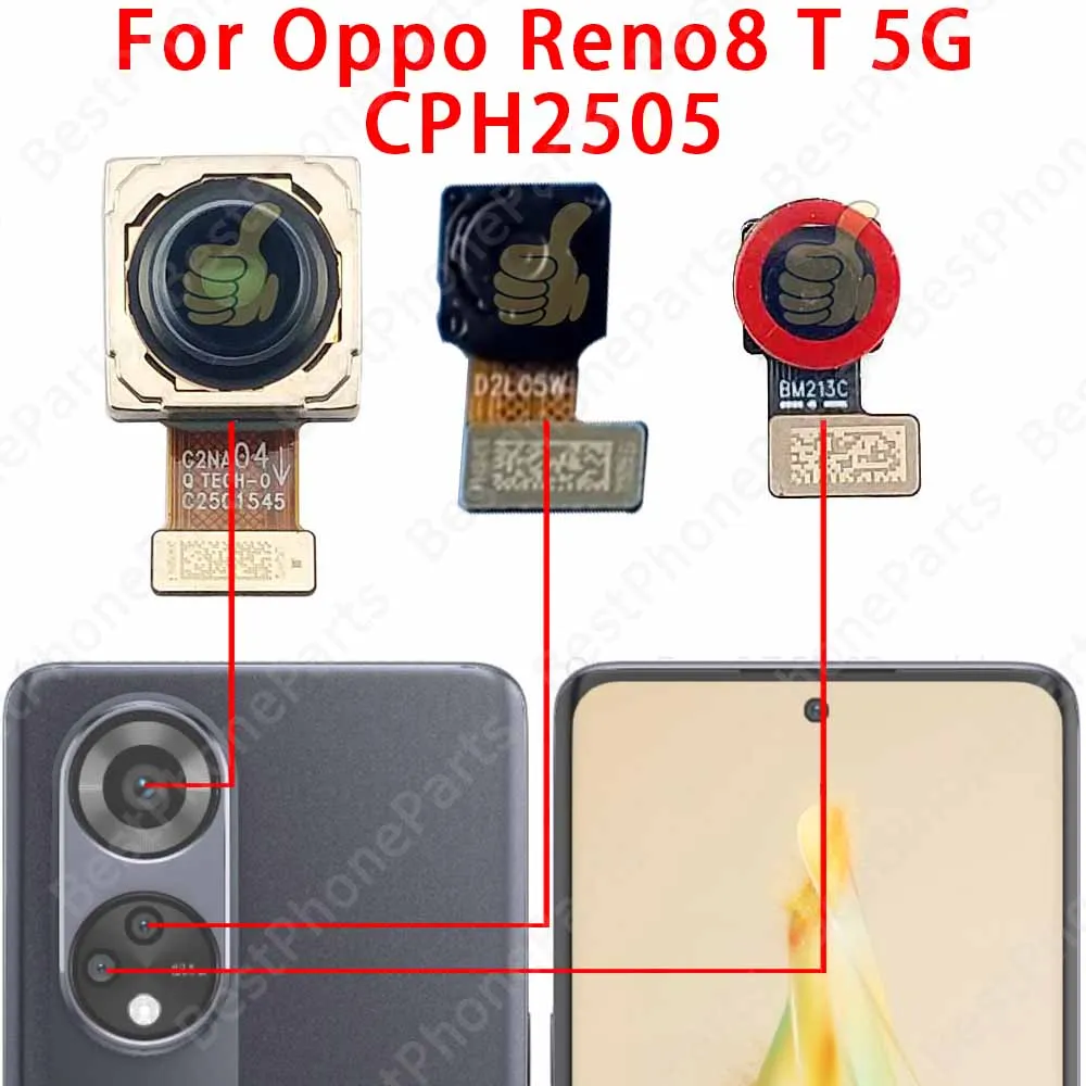 Front and Back Camera For Oppo Reno8 T 5G Reno8T 5G CPH2505 Main