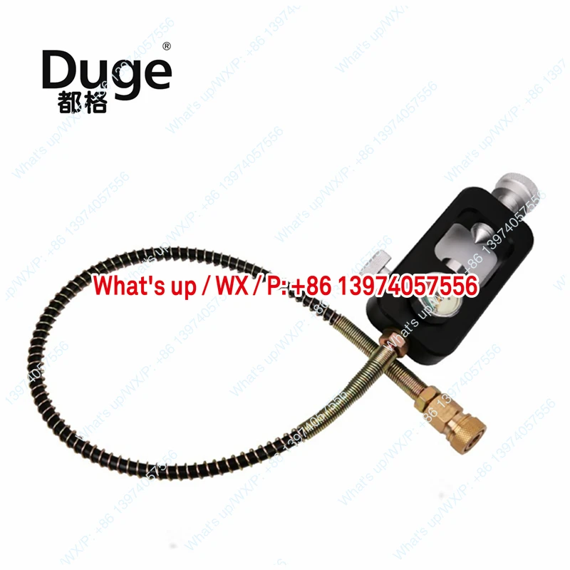 DUGE  Submersible gas cylinder adapter inflator large to small inflatable connector 30mpa inflatable