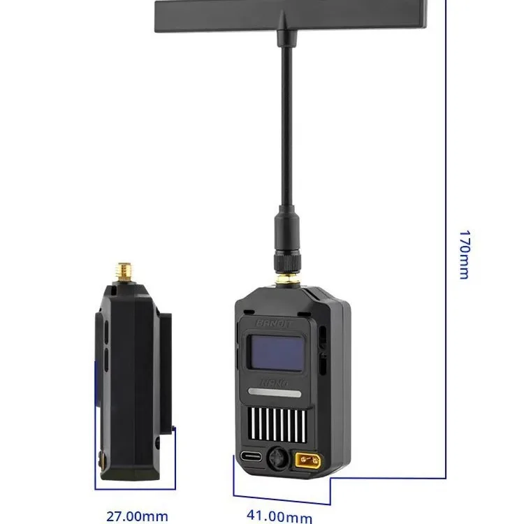 Bandit Nano Elrs 915MHz receptor de bajo consumo de energía, Dron FPV, Control remoto para modelo de avión RC, UAV