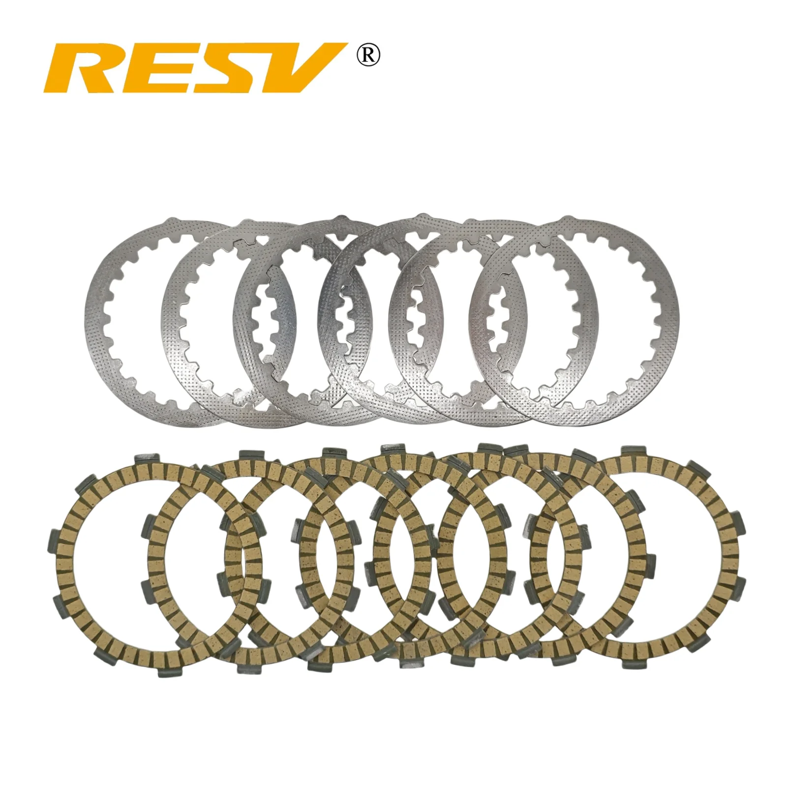 RESV for Yamaha DT230 DT230R Lanza (4TP1/2) DT 125R DT-125RE DT 125X DT-200R DT 200WR TDR 125 TDR125 Clutch Friction Steel Plate