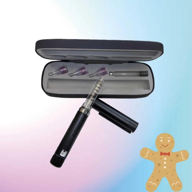 

Reusable injection pen, suitable for insulin, growth hormone, etc., metal syringe, 3ml ink cartridge（ no medication included）
