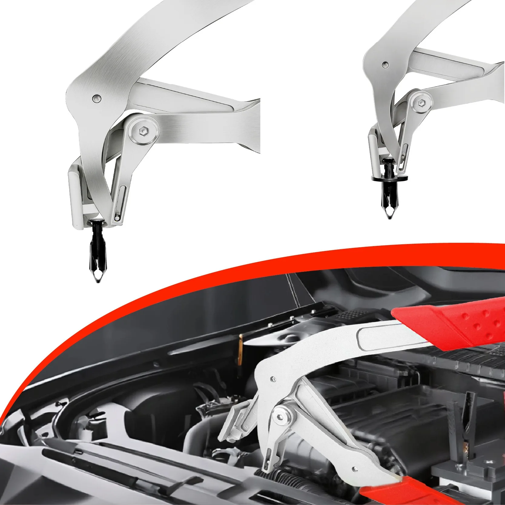 

Car Interior Door Panel Chassis Trunk Repair Tool Car Clip Removal Pliers Plastic Rubber Round Nail Fastener Remover Tool