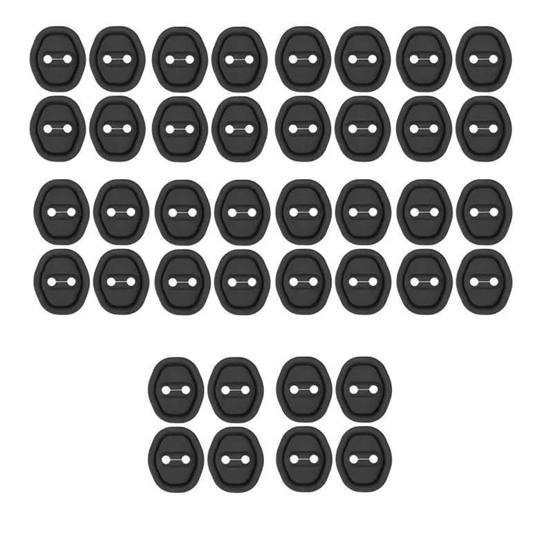 

ABHY-10Set Car Door Lock Buckle Protector Cover Car Door Latch Protective Cover Silicone Door Handle Cover Guard Stopper