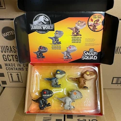 Jurassic World Dinosaur Snap Squad Collectibles for Display Play and Snap On Feature Collectible Figurines Toys for Boys