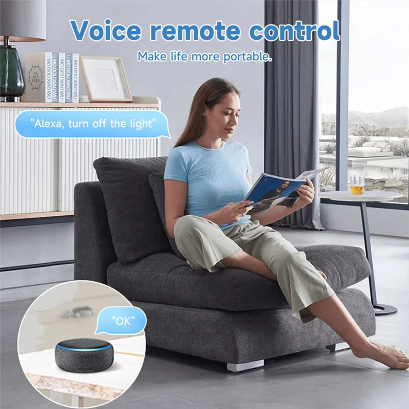 3CGRO-Tuya Wifi Smart Switch Module 16A With Power Monitor Support 2Way Control Smart Home DIY Breaker For Alexa Google Alice