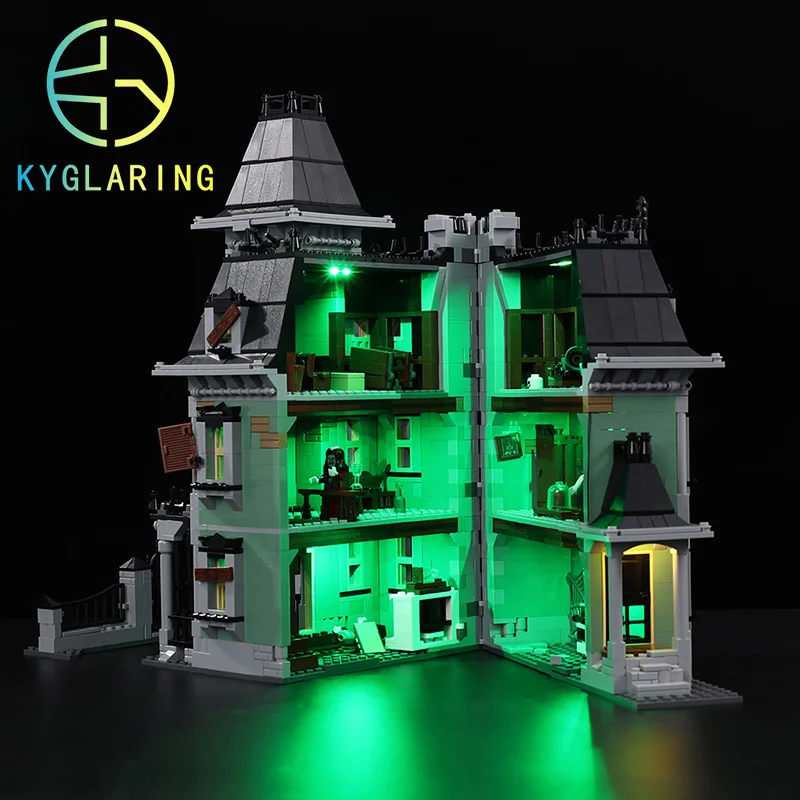 Kyglaring Kit luce LED fai da te per la versione classica della casa stregata 10228 (non includere blocchi di costruzione)