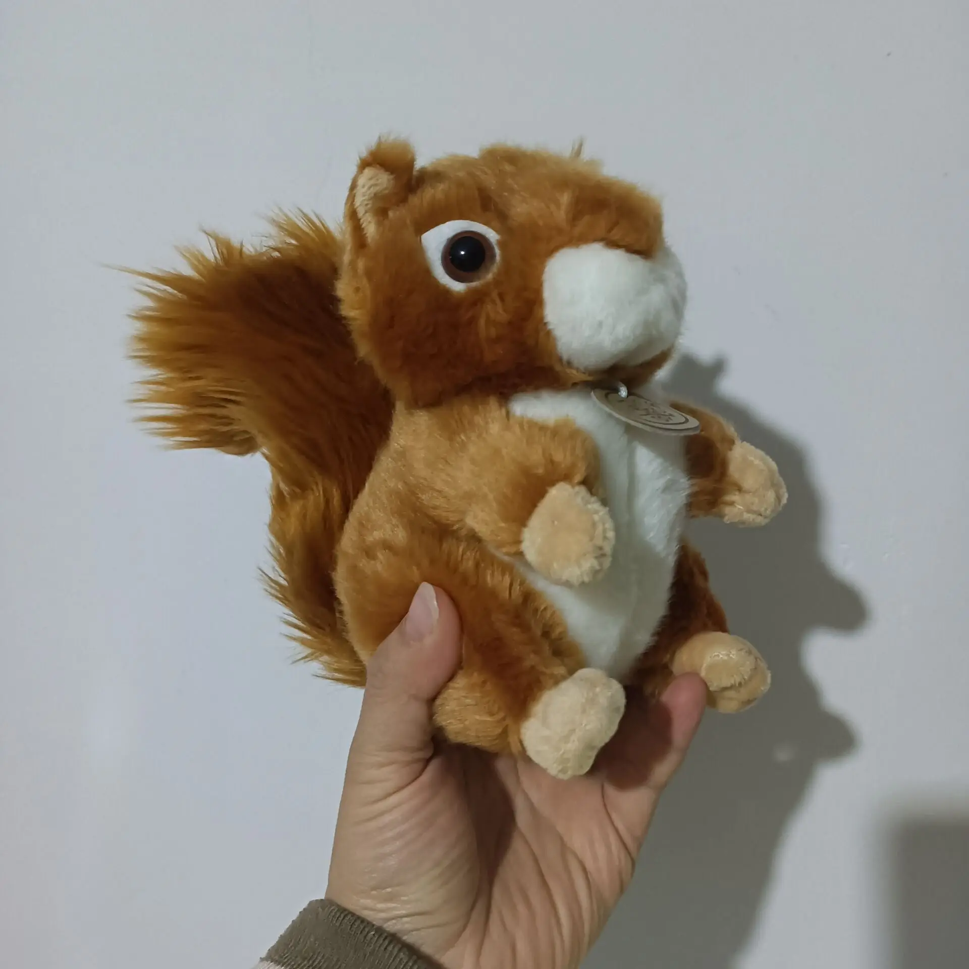 

small plush squirrel toy high quality mini squirrel doll gift gift about 17cm