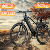 DUOTTS C29 MAX E-Bike 960W Peak Motor 48V18AH Lithium Battery Electric Bicycle Hydraulic Disc Brake 29*2-Inch Tire Electric Bike
