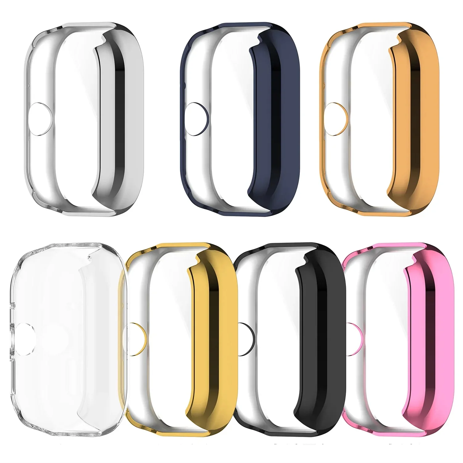 Zachte Siliconen Hoes Voor Redmi Horloge 4 Smartwatch Shell Tpu-Scherm Allround Beschermer Bumperhoes Voor Redmi Horloge 4 Accessoires