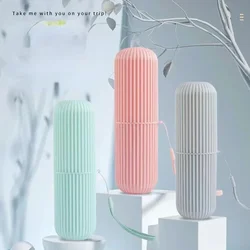 1pcs Travel Toothbrush Cup PortableToothpaste Toiletries Holder Storage Case Box Organizer Mouthwash Cup  New Creative