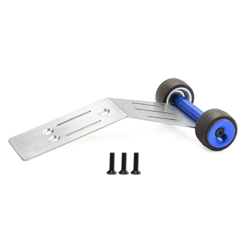 ABXE-RC Car Upgrade Stainless Steel Head-Up Wheel Kit Fortraxxas MINI MAXX RC Car Accessories Blue