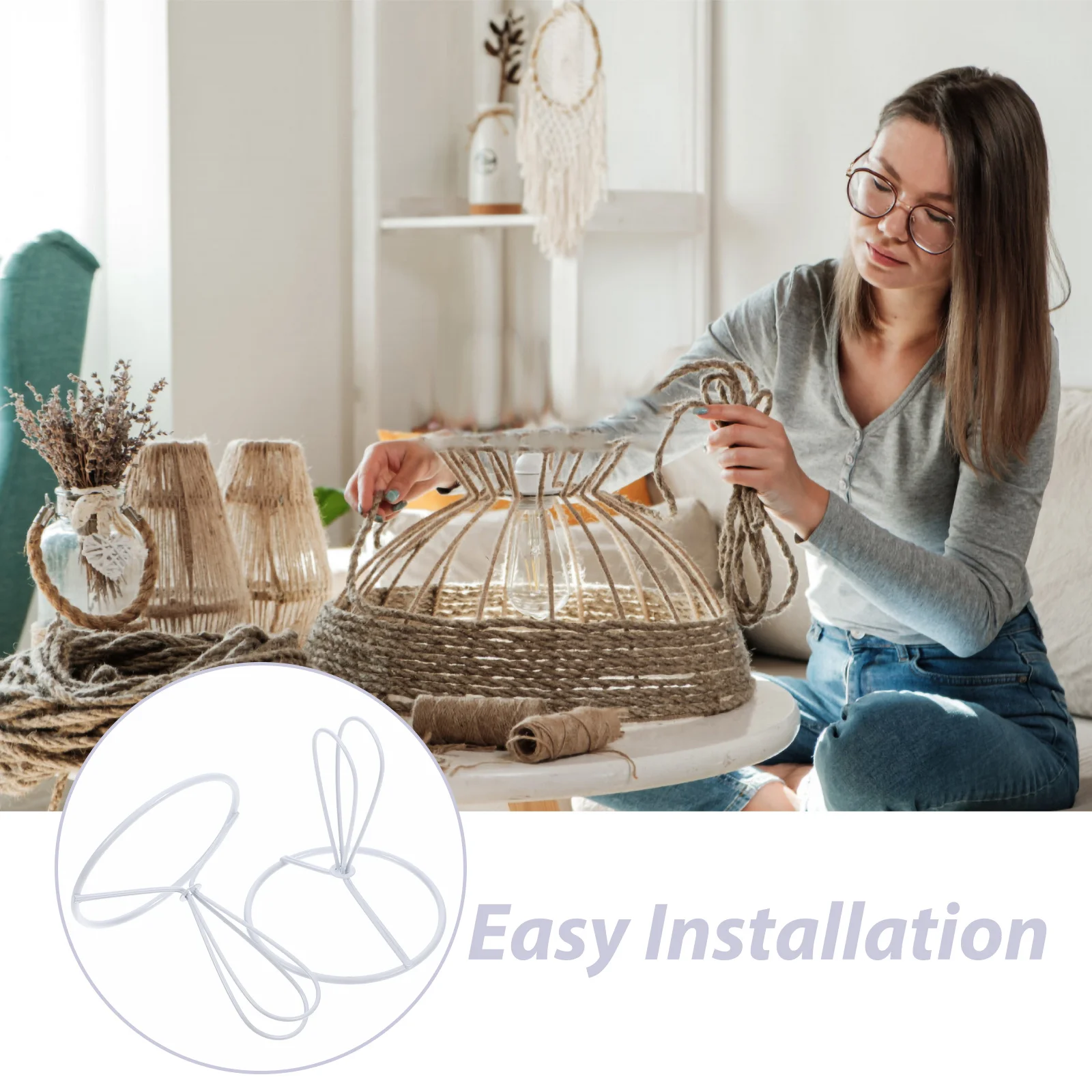 

2Pcs Lamp Shade Clip Metal Round Clamp on Lamp Bulb Holder Adjustable Replacement for Lamps Lampshade Adapter Light Bulb Clips