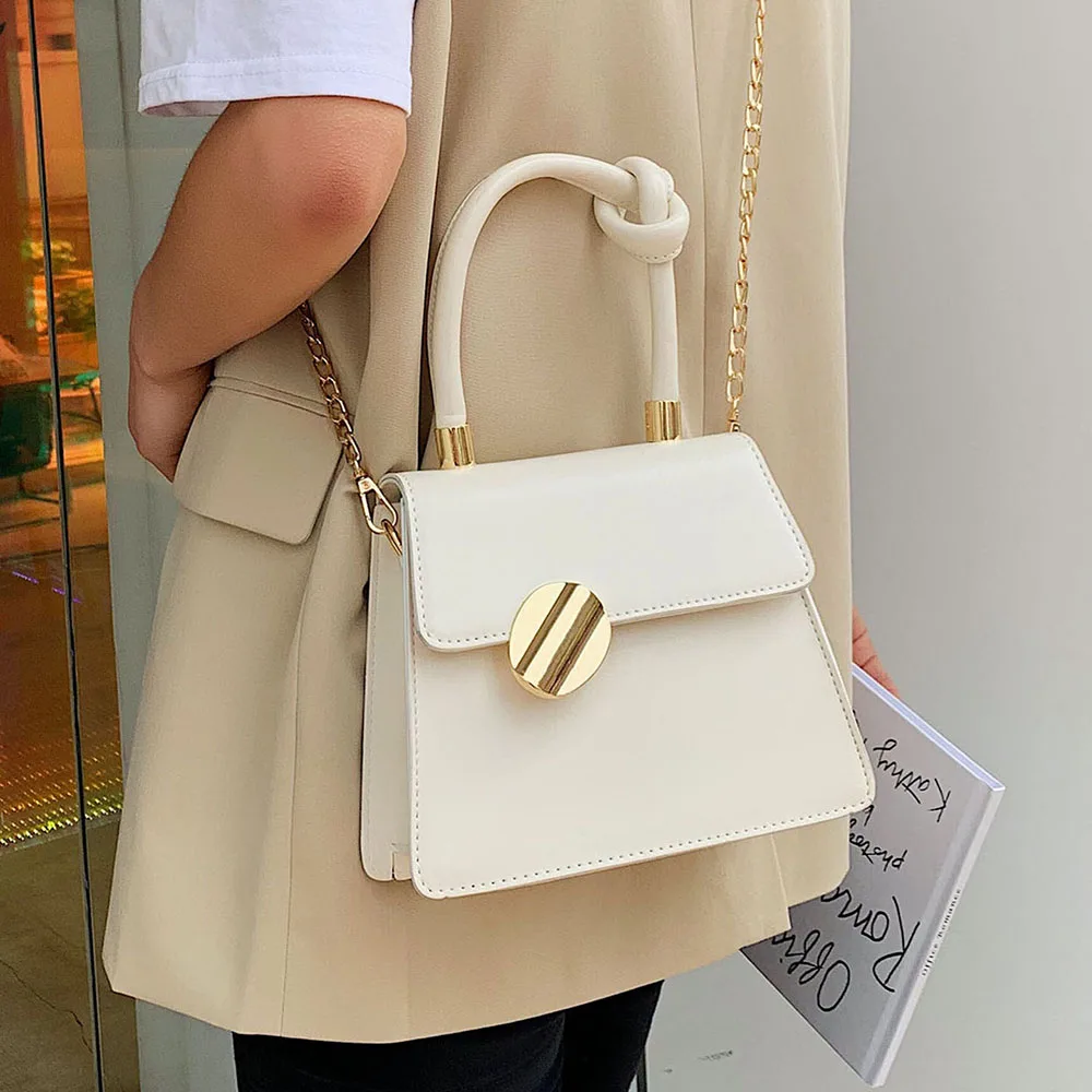 

Vintage Style Solid Color Crossbody Bag Square Women's Underarm Bag Minimalist Design Ladies Shoulder Bags Fashion Casual Bags