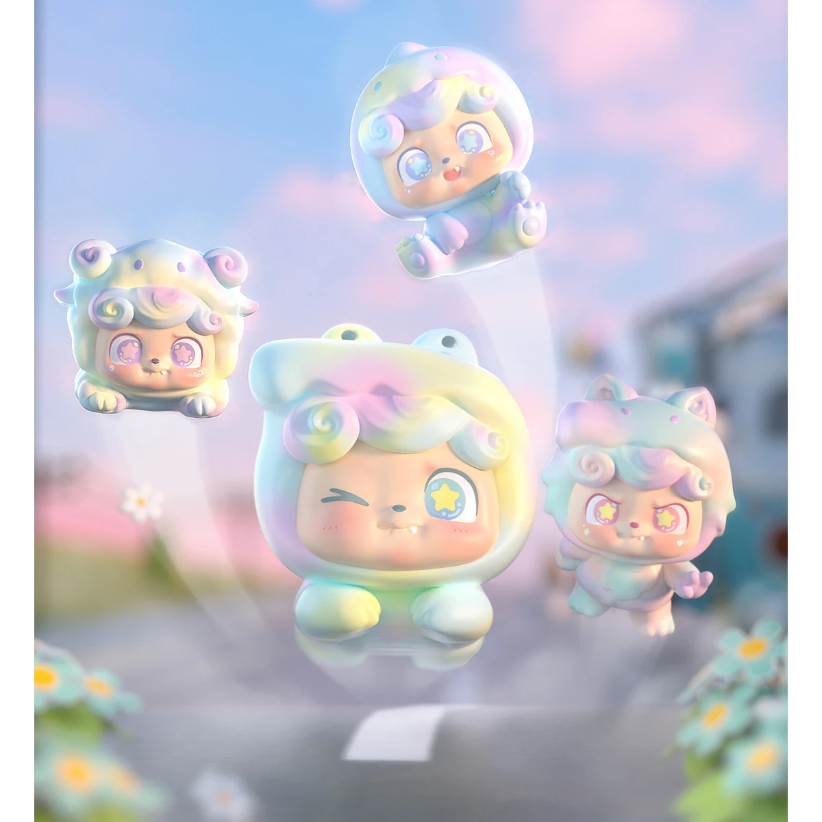 HIPLAY JOTOYS Q.kid Super Q.Team Mini Series Set Box Blind Box Figure