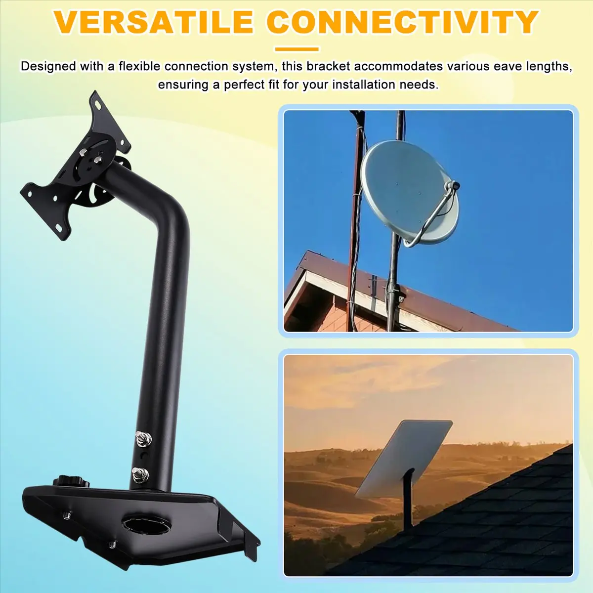 

A23G Wall Mounted Bracket Kit for Starlink Gen 3 Satellite Receiver Bracket Mounting for Better Signal