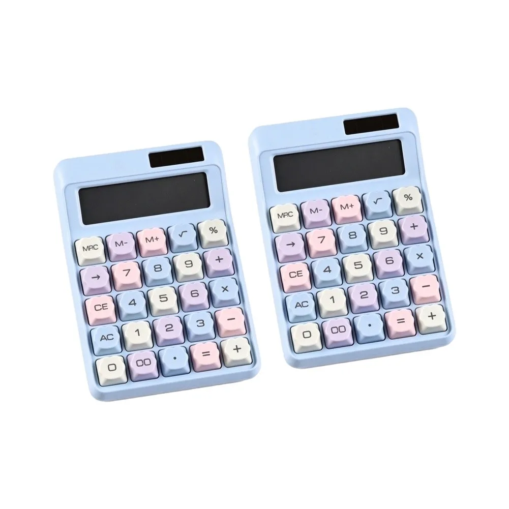 Compact Mechanical Keyboard for Desk Use 11x16cm Size For Dopamine Candy Color Design with Reliable Clicky Key Response